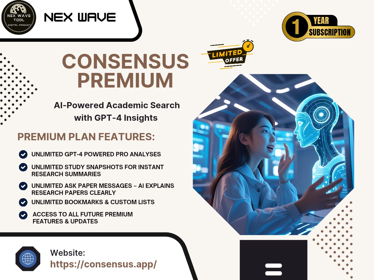 CONSENSUS PREMIUM – 1 YEAR SUBSCRIPTION