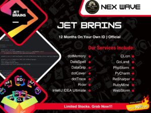 JetBrains Product Pack ( 12 Months On Your Own ID ) Official