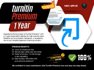 Turnitin Premium - 1 Year Subscription