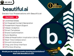 BEAUTIFUL AI - 1 Year Subscription