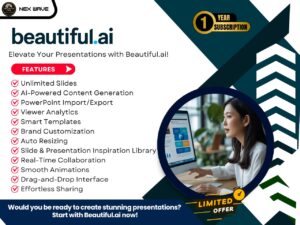 BEAUTIFUL AI - 1 Year Subscription