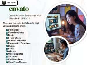 envato Elements 1 Month or 1 Year Plans